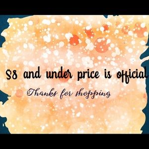 $8 and under is the official price!